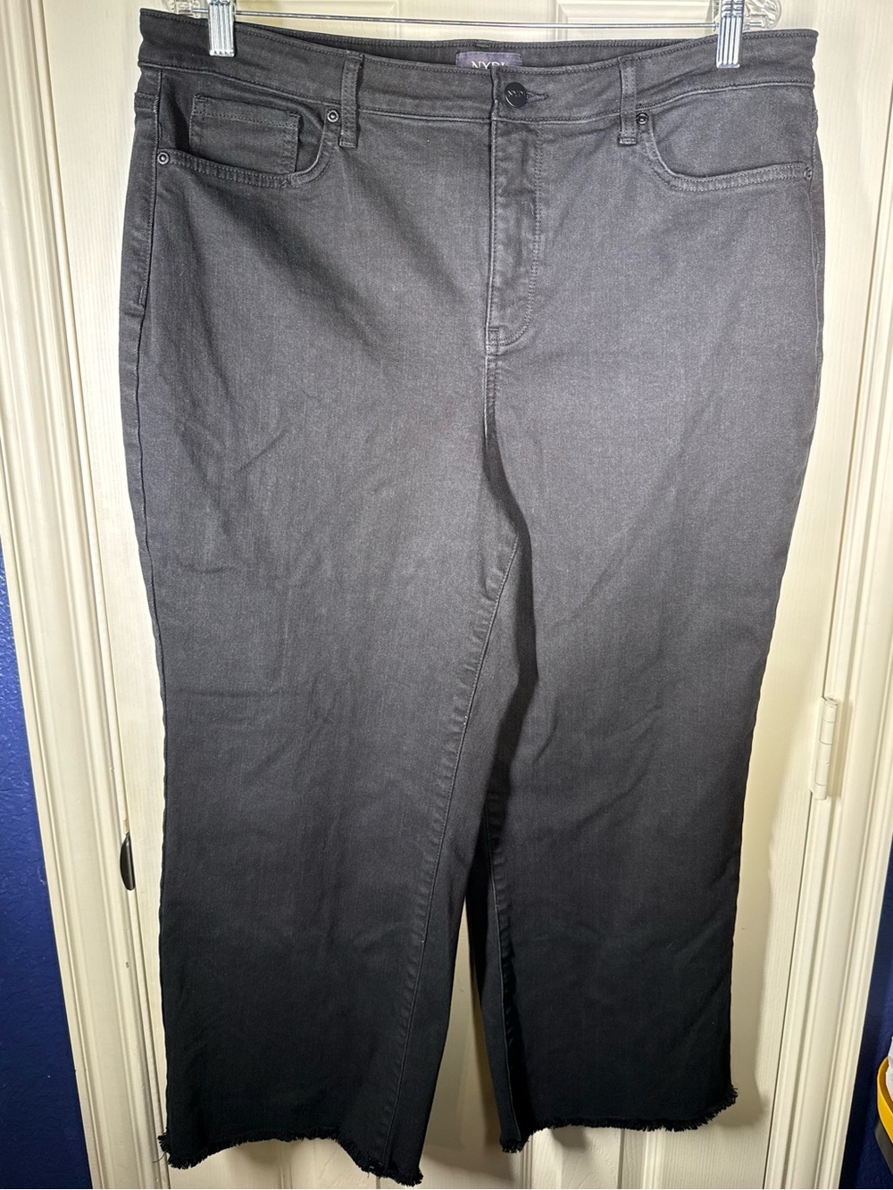 NYDJ Size 14 Raw Hem Jeans